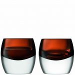 Набор низких стаканов Whisky Club, 230 мл, коричневый, 2 шт., LSA International, арт.:G1532-08-866