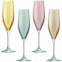 Набор бокалов для шампанского Polka, 225 мл, металлик, 4 шт., LSA International, арт.:G978-09-960