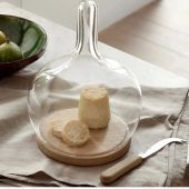 Клош на дубовой доске для сервировки сыра, LSA International, LH01